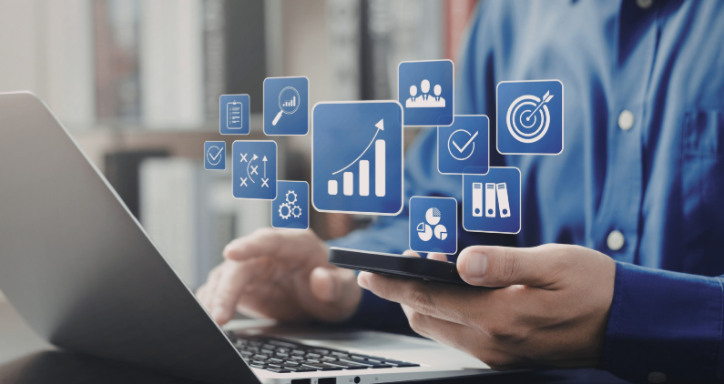 man decides marketing dashboard strategy